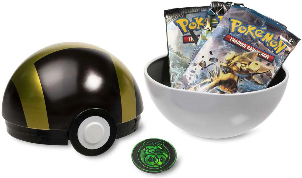 Pokeball Tin Set with 3 Booster Packs & Coin O966