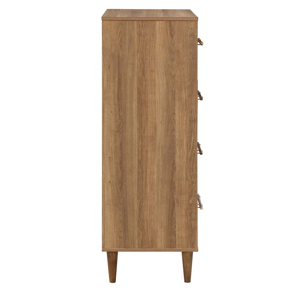 Farmhouse Wood 4-Drawer Chest E198521