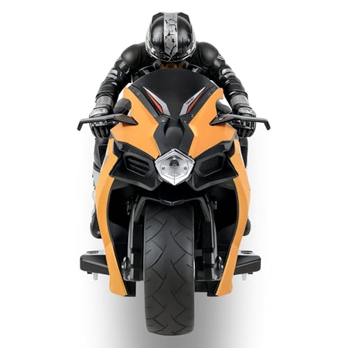 2.4G RC Stunt Motorcycle with Riding Figure 1:10 Scale Green R9816