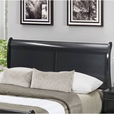 Queen Black Sleigh Headboard P118