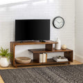 60 Inch 2 Tier Solid Wood TV Stand W240