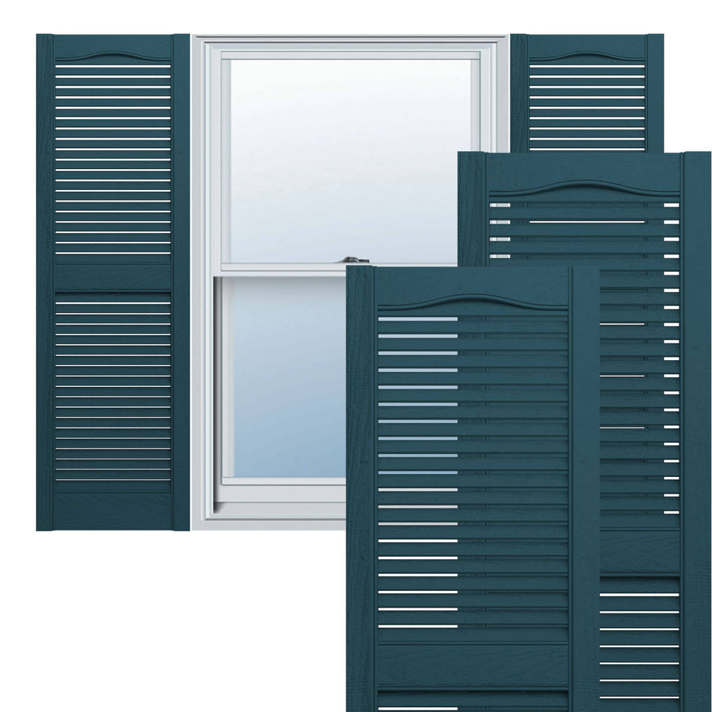 Vinyl Open Louver Shutters J12787