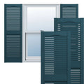 Vinyl Open Louver Shutters J12787