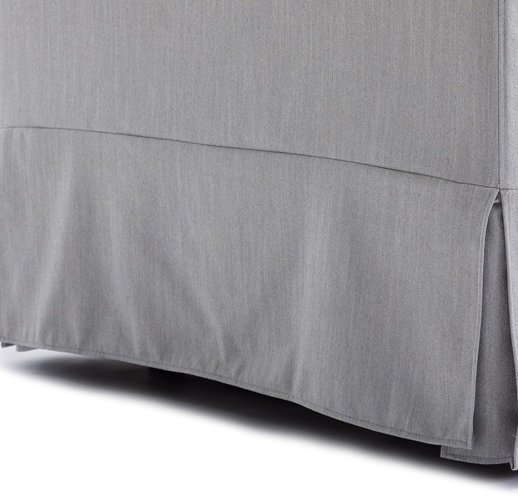 Light Grey Single Seat Module Sofa with 1 Ottoman G8893
