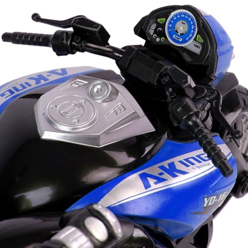 2.4G RC Stunt Motorcycle with Riding Figure 1:10 Scale Green R9816