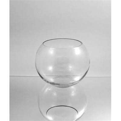 Clear Glass Bubble Bowl Vase D783592