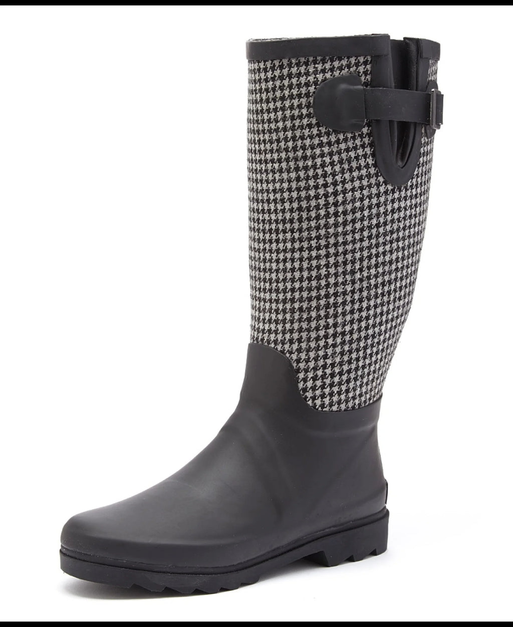 Two Tone Water Resistant Tall Rain Boot G18398