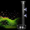 Aquarium Shrimp Feeding Tube and Dish Clear Crystal Glass O92028