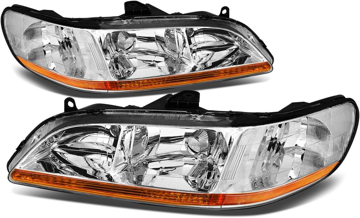 Black Housing Headlights Assembly for Honda Accord CG 98-02 Q4204