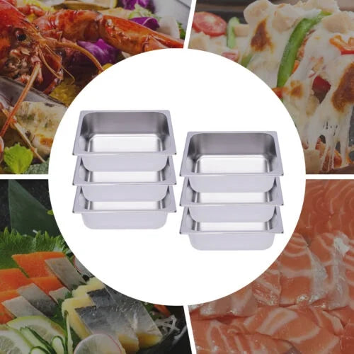 4" Deep Stainless Steel Steam Table Pans O673