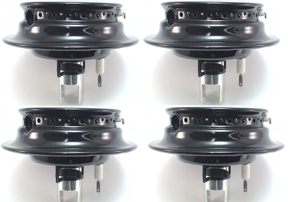 4 Pack Black Burner Assembly H432