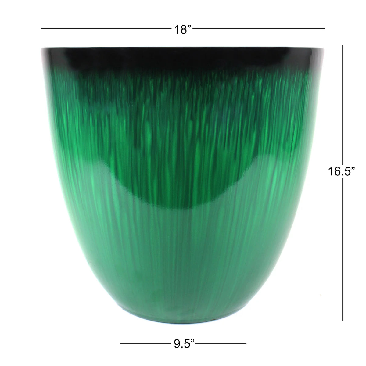 Green 18 inch Egg Planter I948