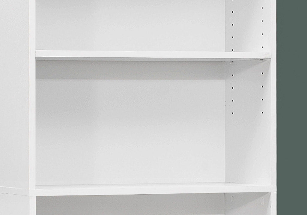 White 5 Shelves Bookcase M847
