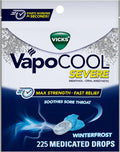 Max Strength Menthol Sore Throat Drops Winterfrost 225ct W17111