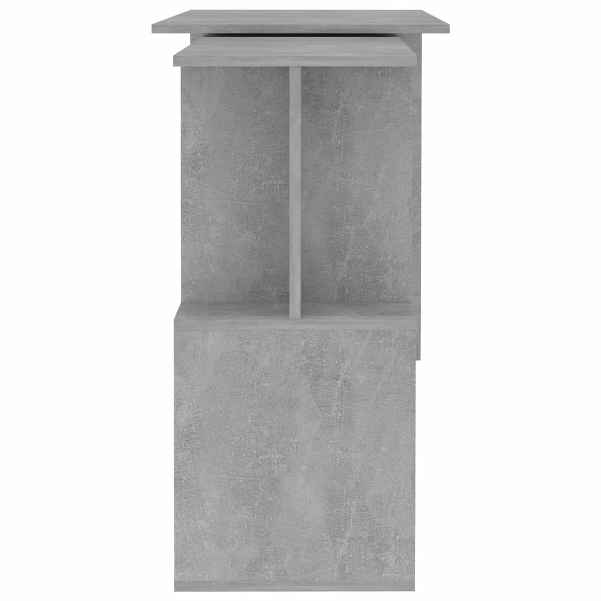 Concrete Gray Engineered Wood Corner Desk G224693