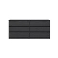 6 Drawer Double Dresser P326
