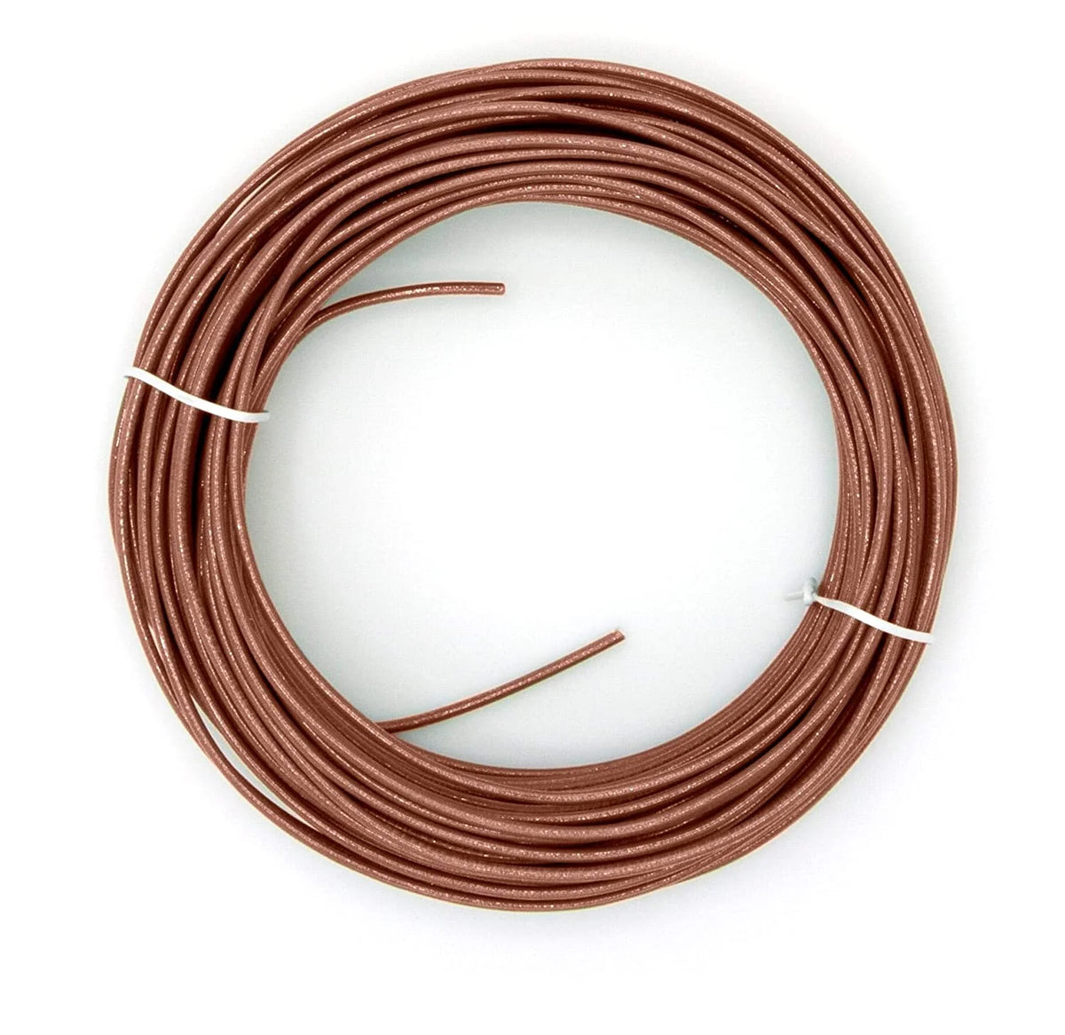 75 Feet 12 AWG Insulated Solid Copper THHN THWN Wire Brown J84383