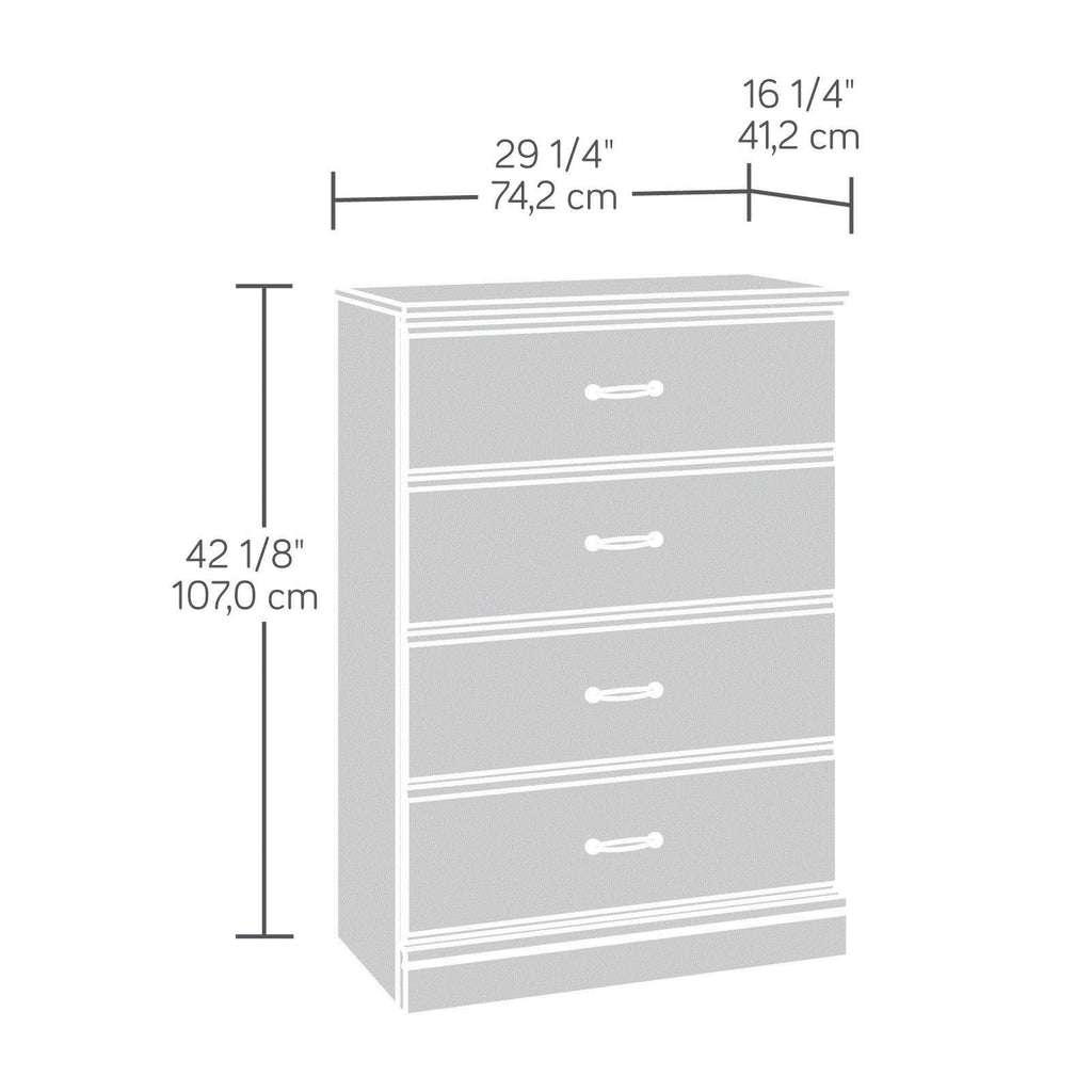 Espresso 4-Drawer Chest A1070