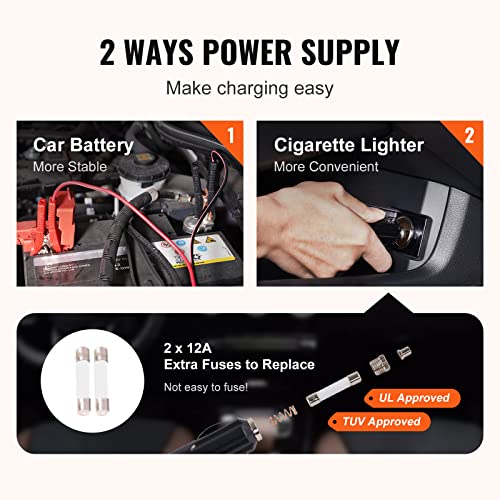 5 Ton Hydraulic Electric Car Jack with LED Light K237703