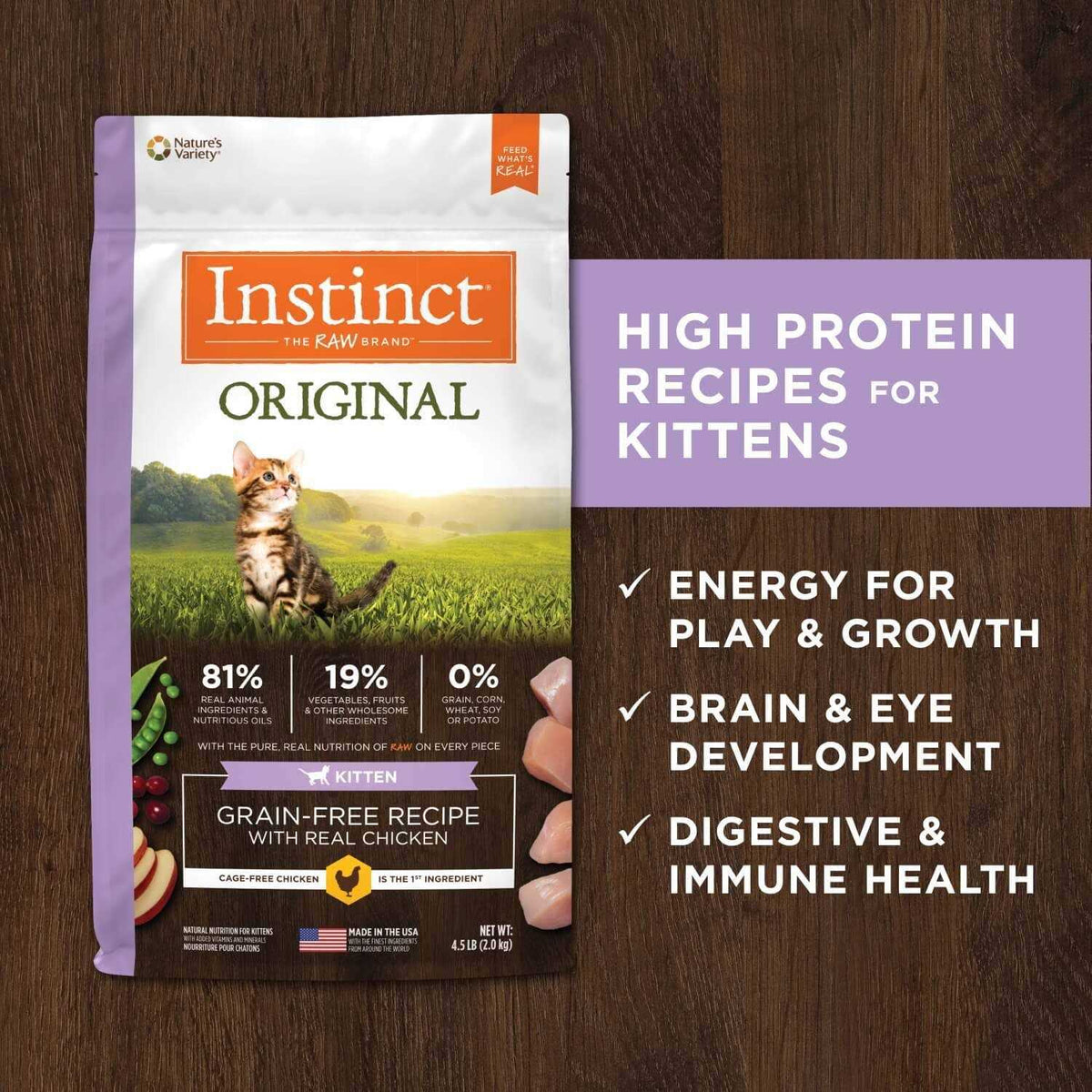 Grain Free Chicken Dry Cat Food M68006