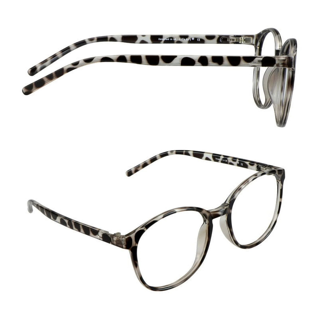 Vintage Round Progressive Multifocal Photochromic Gray Glasses G6195
