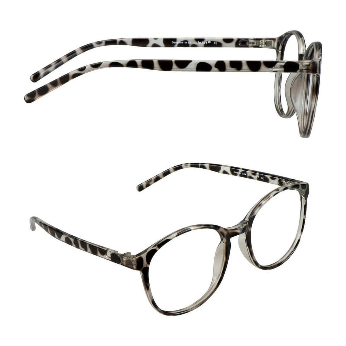 Vintage Round Progressive Multifocal Photochromic Gray Glasses G6195