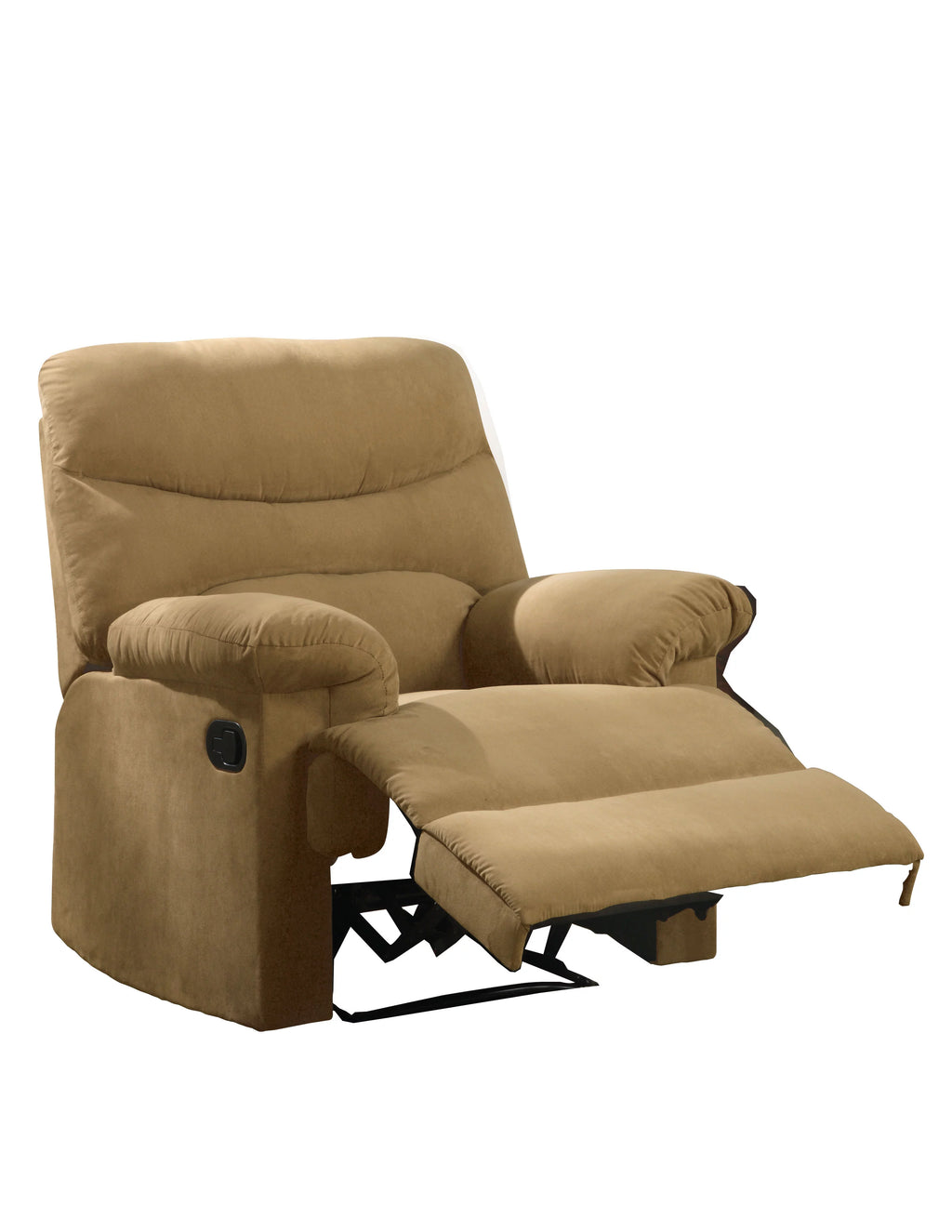Light Brown Microfiber Recliner J950414