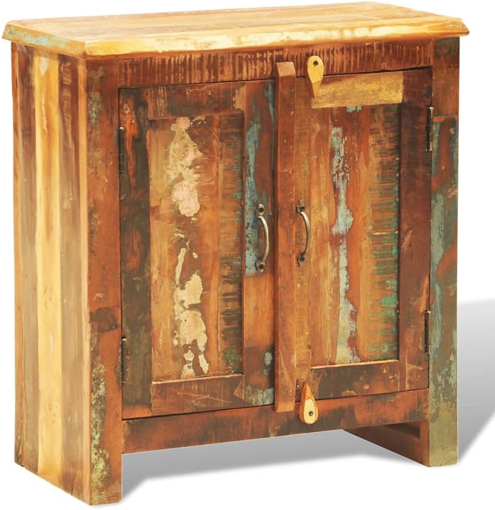 Reclaimed Solid Wood Cabinet with 2 Doors E938426