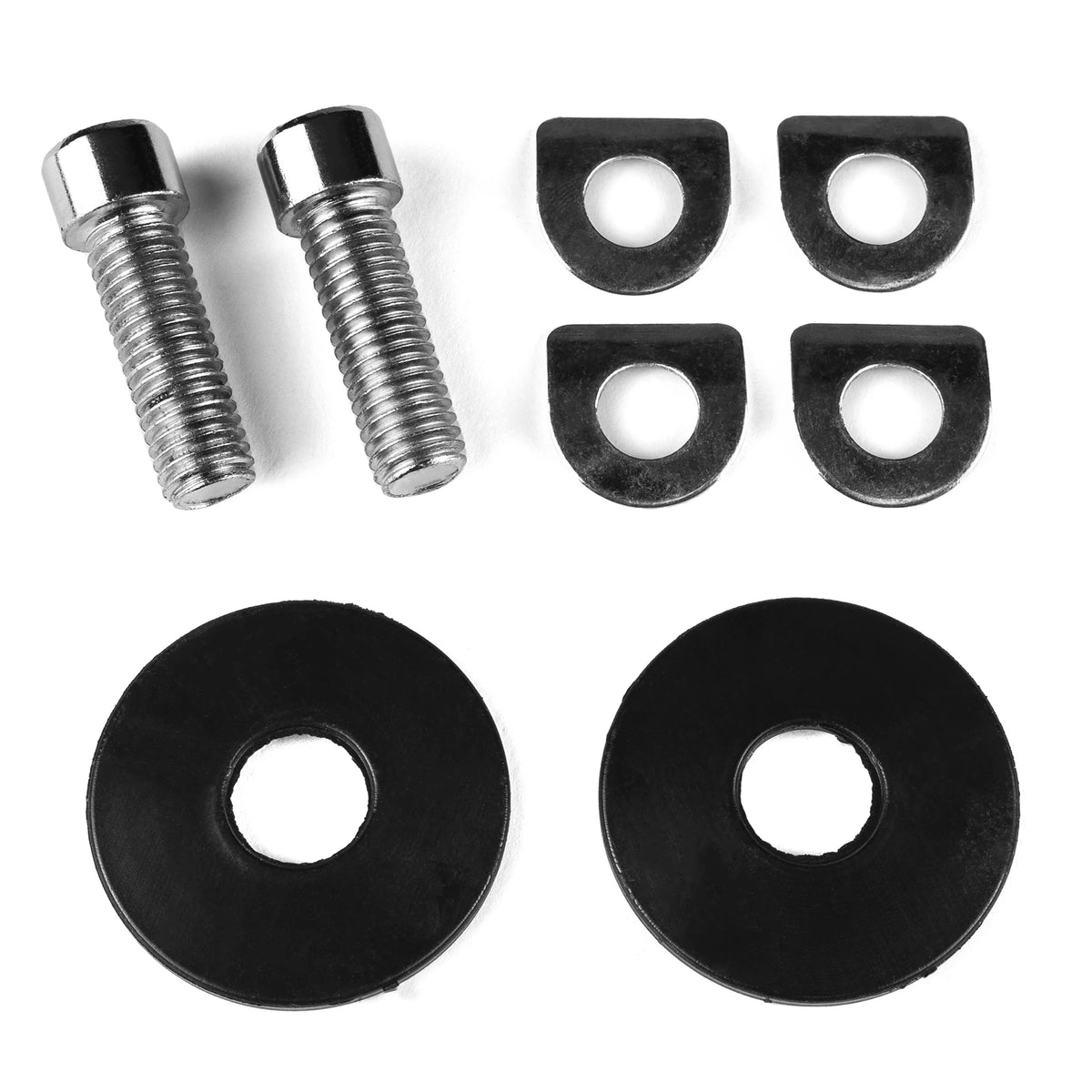Black Angled Adjustable Highway Foot Peg Mounting Kit, 1 Pair K984367