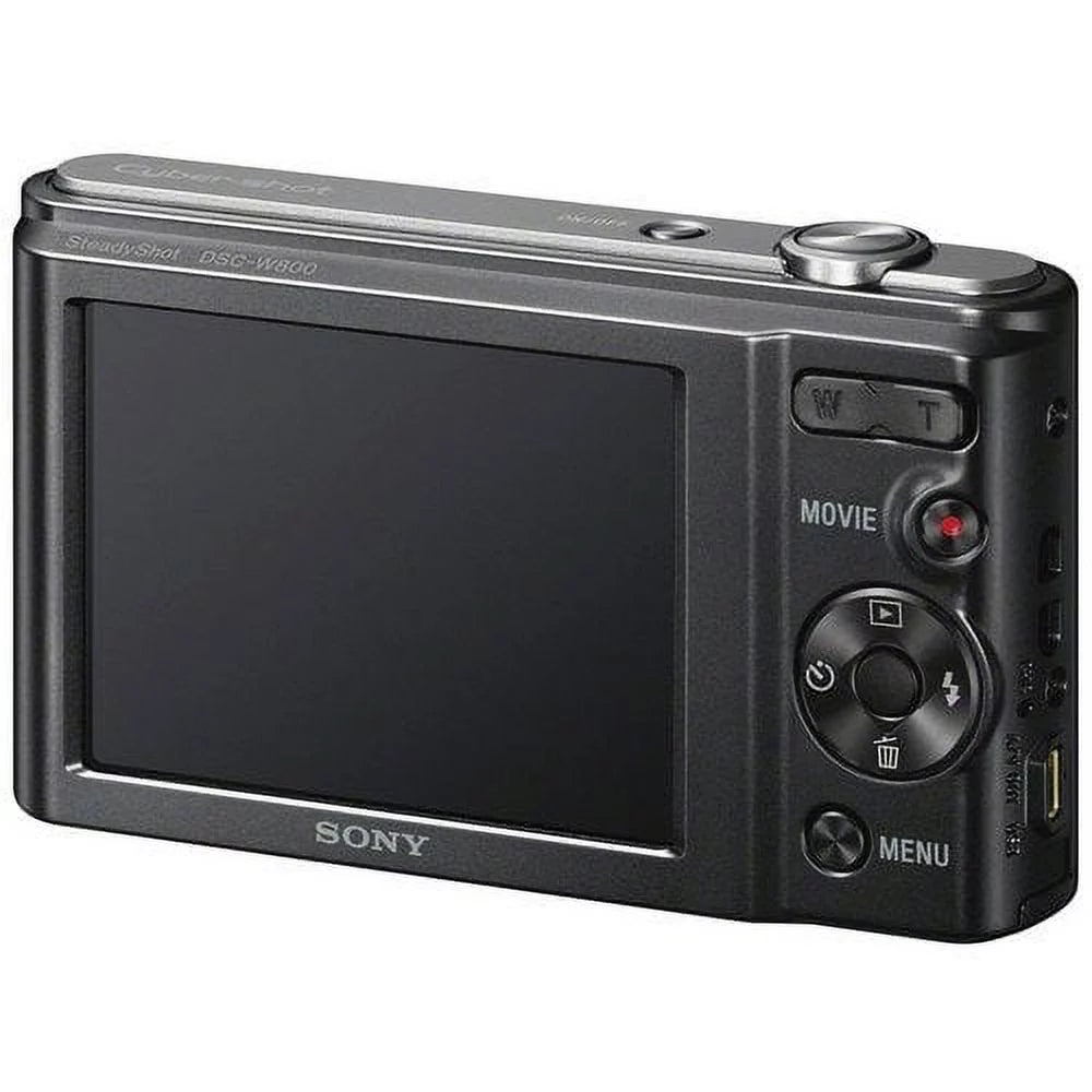 Black Digital Camera with 64GB Accessory Bundle X303787