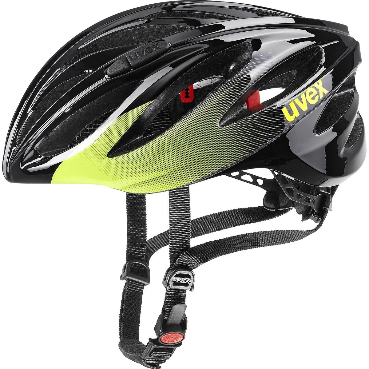 Uvex Boss Race Helmet Black Lime 52-56 cm G70150