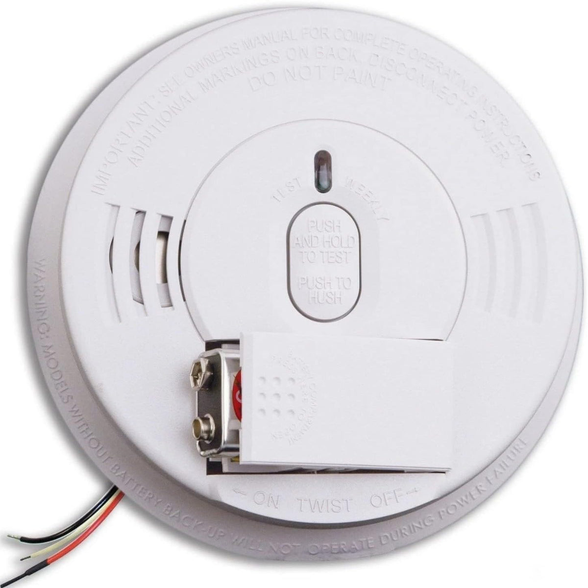 Hardwired Smoke Detector 2-Pack with Battery Backup F5312