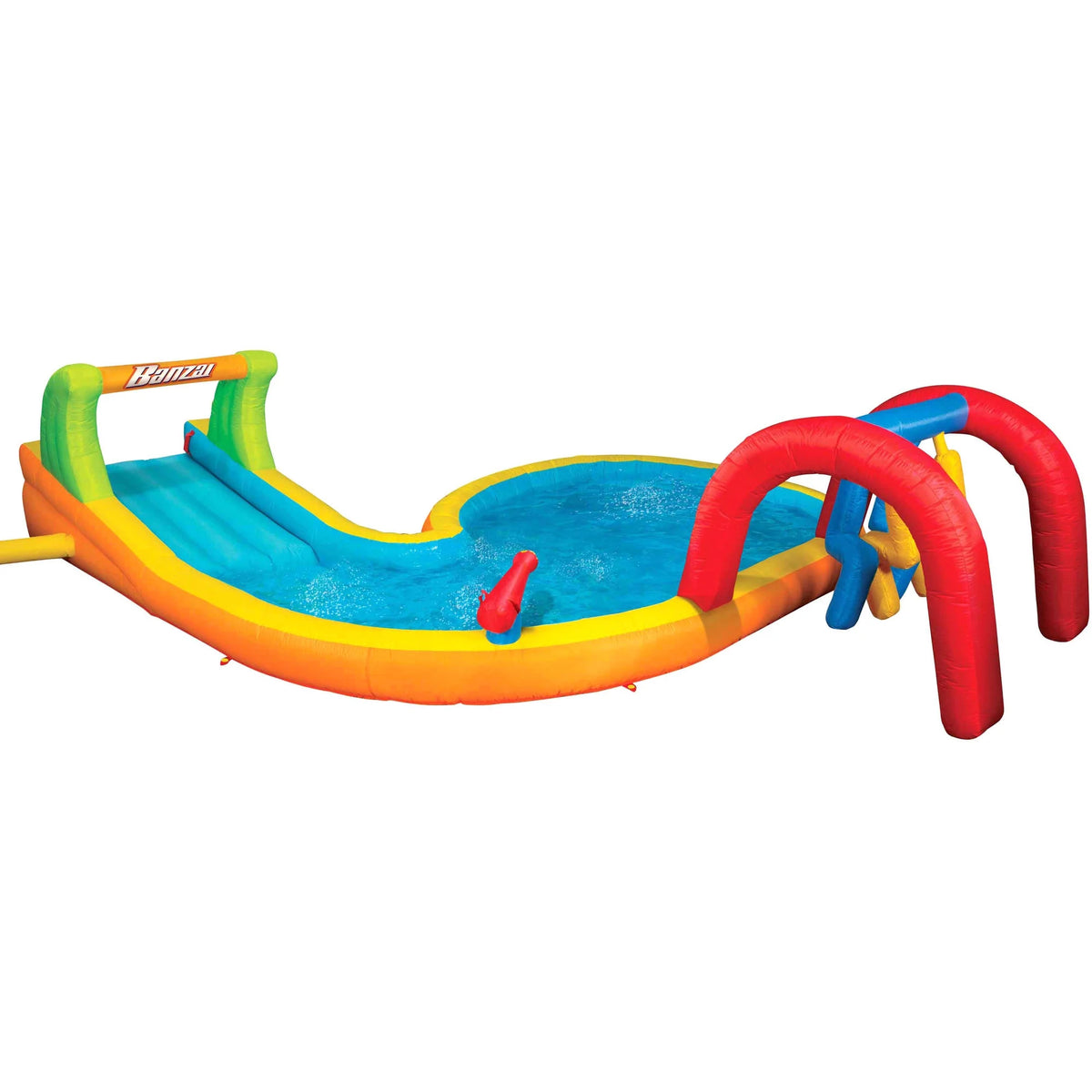 Splash Zone Water Park with Water Blasting Cannon & Pillars P90653