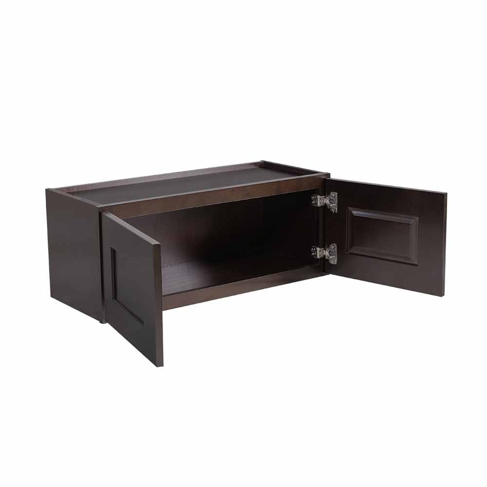 Espresso Double Door Kitchen Cabinet O198931