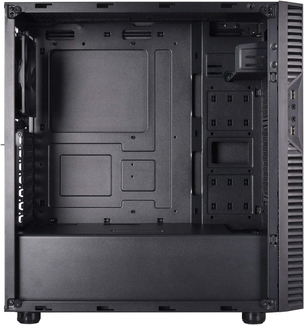 Micro-ATX & ATX Tempered Glass Computer Case J3840