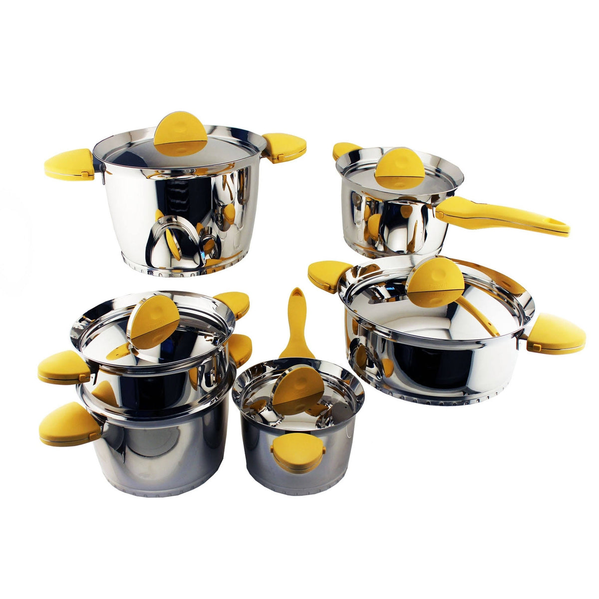 11-pc. Stainless Steel Cookware Set Y287