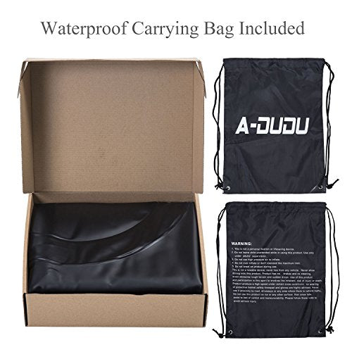 47 Inch Inflatable Snow Sled with Carrying Bag D2813