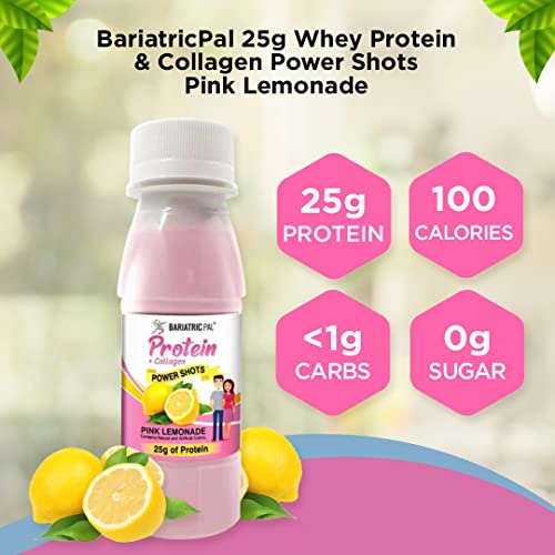 Pink Lemonade 25g Whey Protein & Collagen Power Shots (48 Bottles) X15611