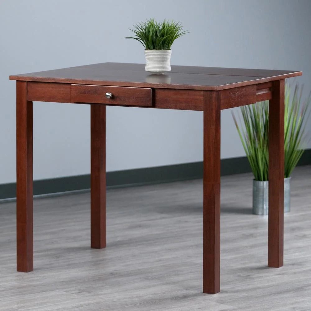 Walnut Drop Leaf High Table Q945