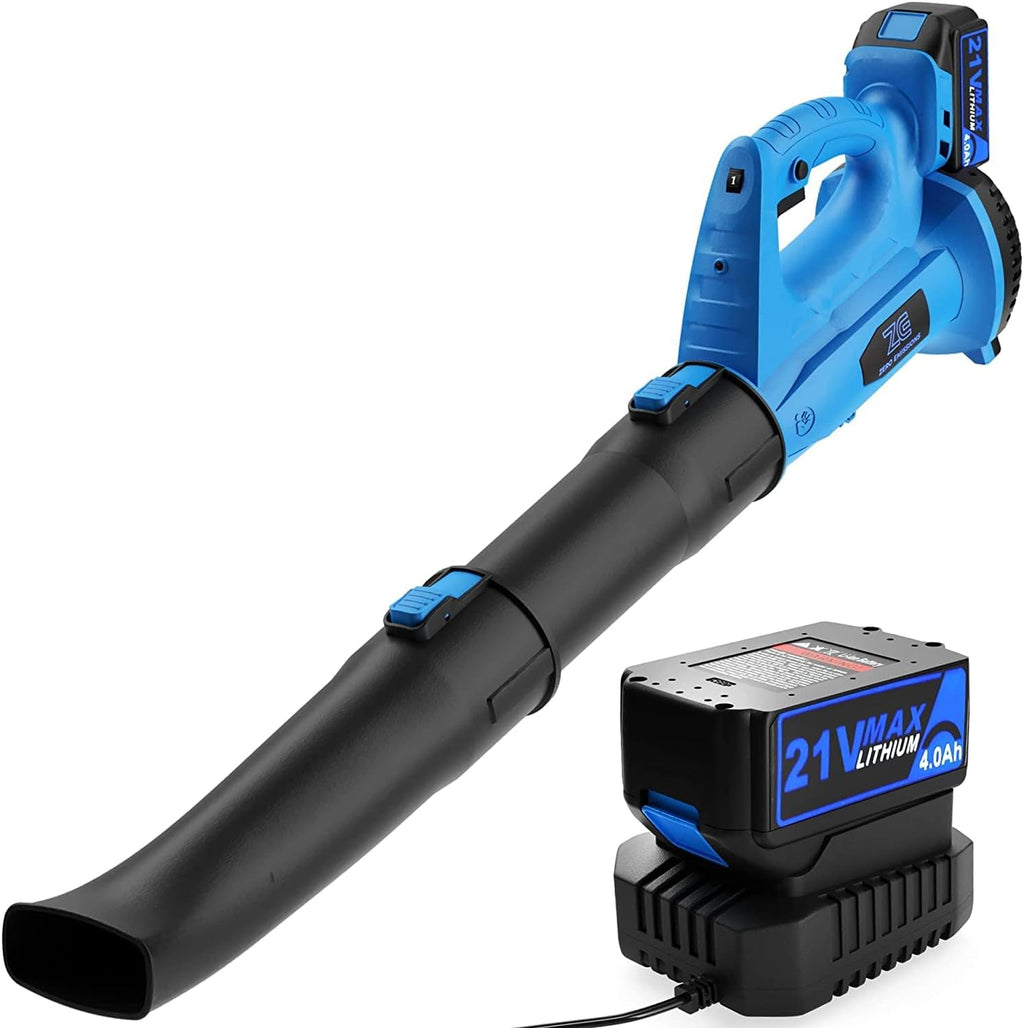 320 CFM 150 MPH Cordless Leaf Blower with Battery & Charger Y374842