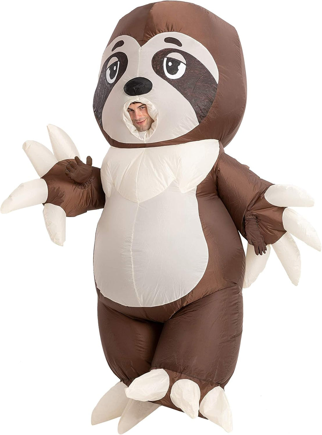 Inflatable Halloween Costume Full Body Sloth Brown A502