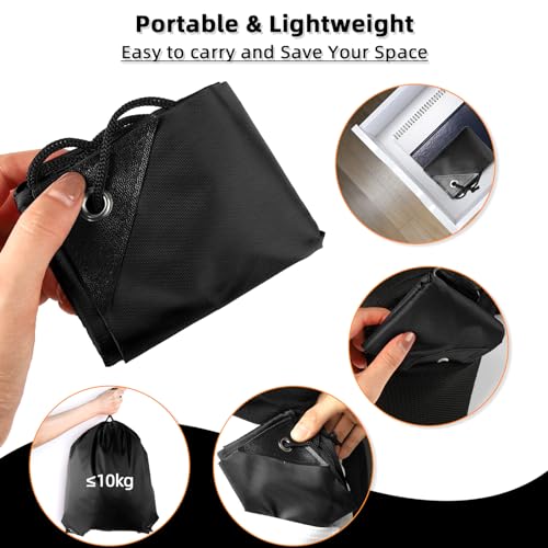 40 Pack Drawstring Backpacks Waterproof Nylon Cinch Bags Lightweight Reusable Sports Sack H4530