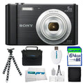 Black Digital Camera with 64GB Accessory Bundle X303787
