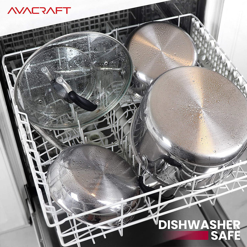 18/10 Stainless Steel Cookware Set 10-Piece V17567