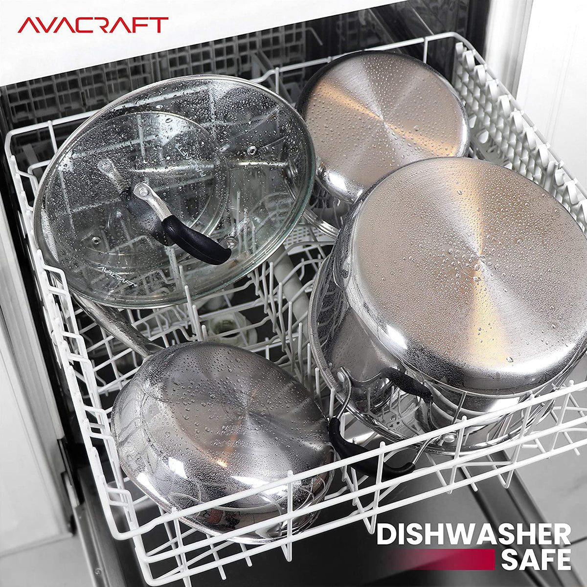 18/10 Stainless Steel Cookware Set 10-Piece V17567