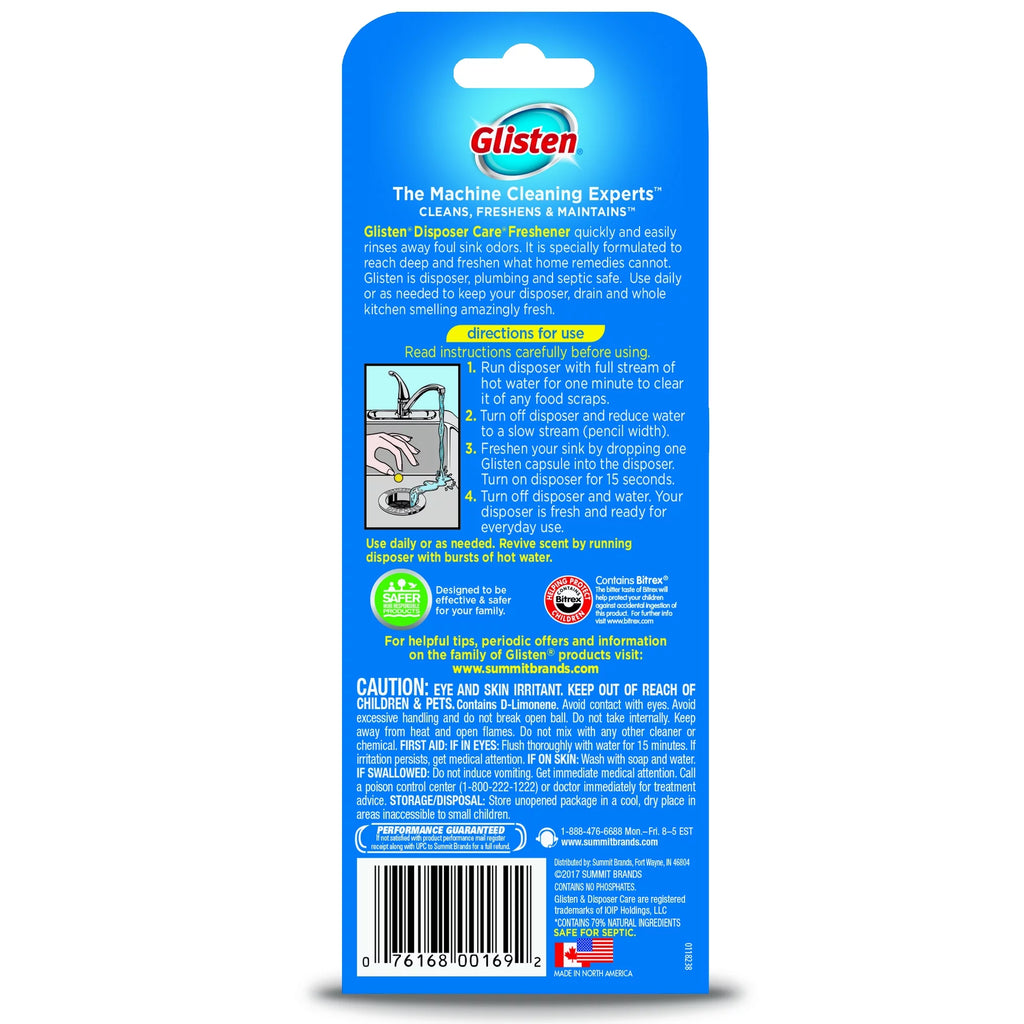 Dishwasher Detergent Booster and Garbage Disposal Freshener M58936