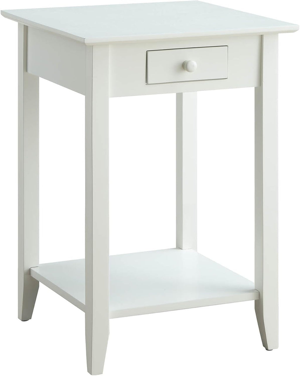 Cherry End Table with Drawer and Shelf E76314