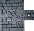 16' x 27' Heavy Duty 18oz Steel Tarp with Flap - Black X486