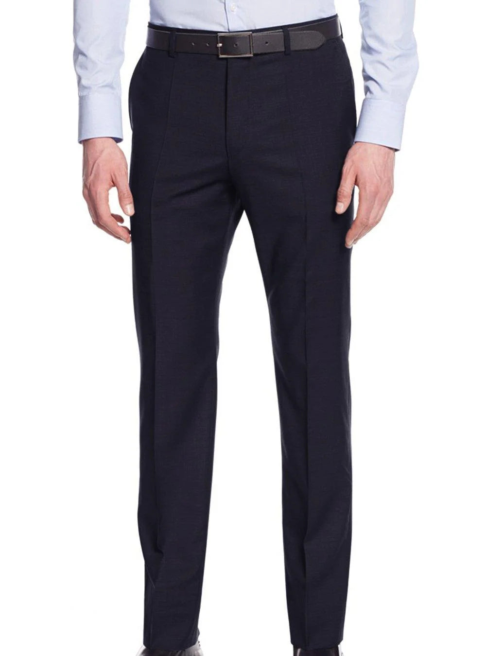 Navy Men's Two Button 2 Piece Suit Jacket Q575986