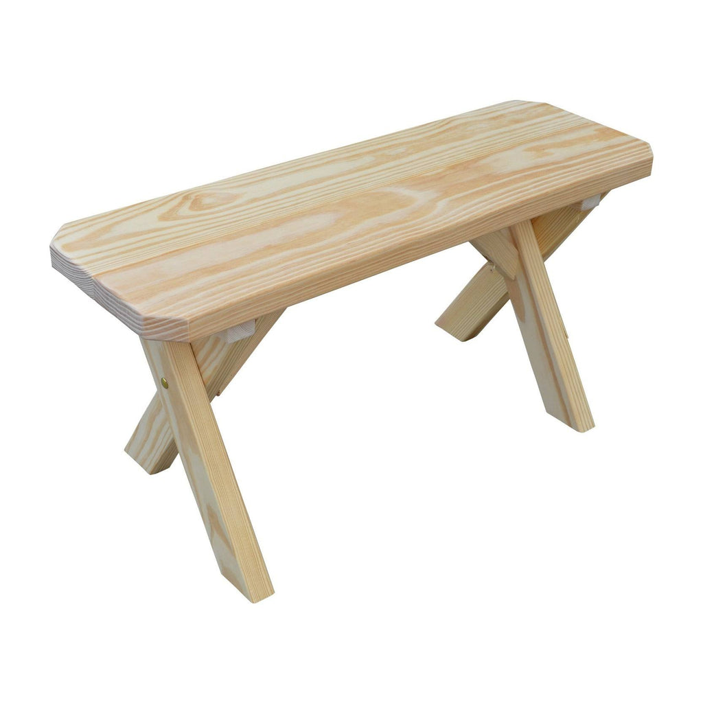 Caribbean Blue Crossleg Bench H445706